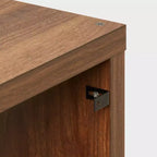 Organizzatore Decorativo 2 Cubi in Legno di Noce da 33 cm