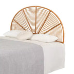 Testiera a Muro in Rattan Naturale – Stile Boho