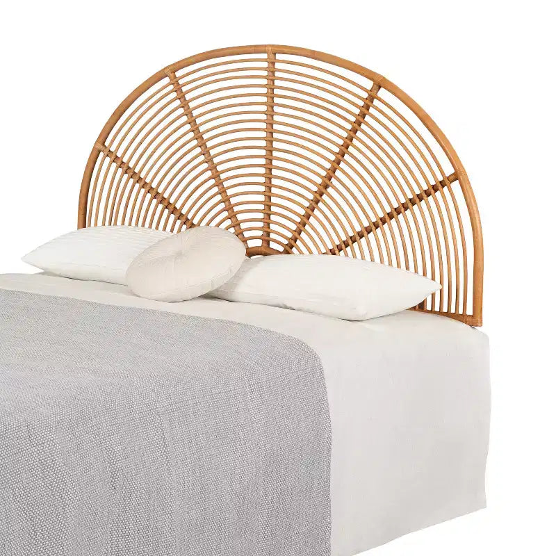 HomeStockRainbow Natural Rattan Wall Mounted Headboard Hoya