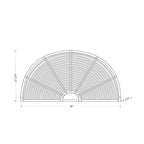 Testiera a Muro in Rattan Naturale – Stile Boho