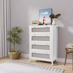 Cassettiera moderna a 4 cassetti larga 69,9 cm – Cassettiera di grande capacità per camera da letto