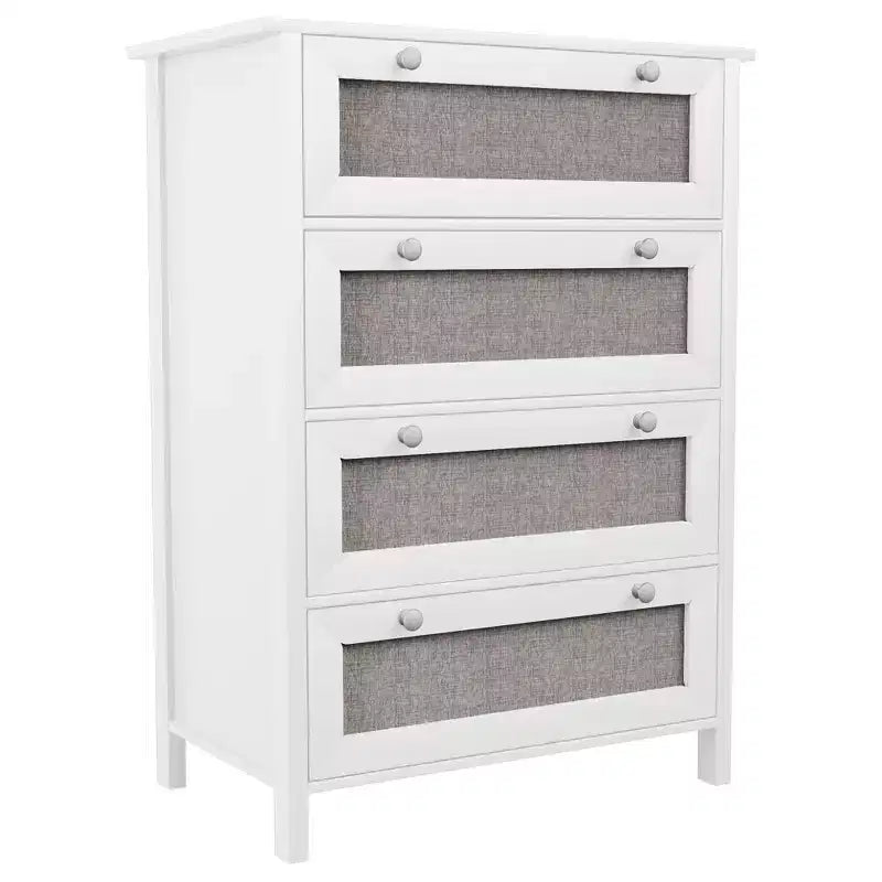 HYLEORY Dresser for Bedroom, 27.55''W Dresser with 4 Drawers, Modern Chest of Drawers, Large Capacity Dresser, Storage Cabinet for Bedroom, Hallway