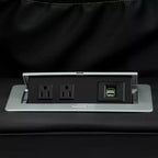 Poltrona a Due Posti Reclinabile Deluxe in Stile Cinema con Luci a LED