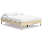 Letto Matrimoniale Queen con Testiera Imbottita – Marrone Chiaro