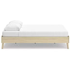 Letto Matrimoniale Queen con Testiera Imbottita – Marrone Chiaro