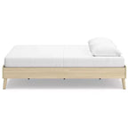 Letto Matrimoniale Queen con Testiera Imbottita – Marrone Chiaro