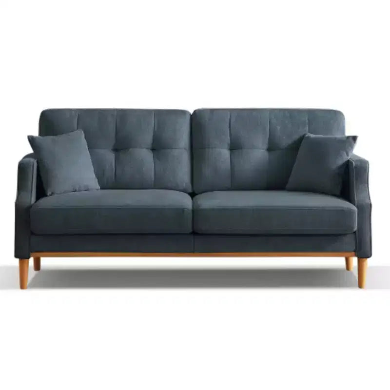 Light Grey 32 in. W x 70 in.H Polyester Three-seater Sofa With Waterproof Fabric And USB Charging Port