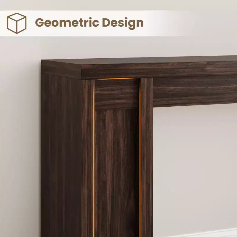 70.8 Modern Console Table,Thick Wood Design Hall & Sofa Table for Entryway, Living Room Behind Couch