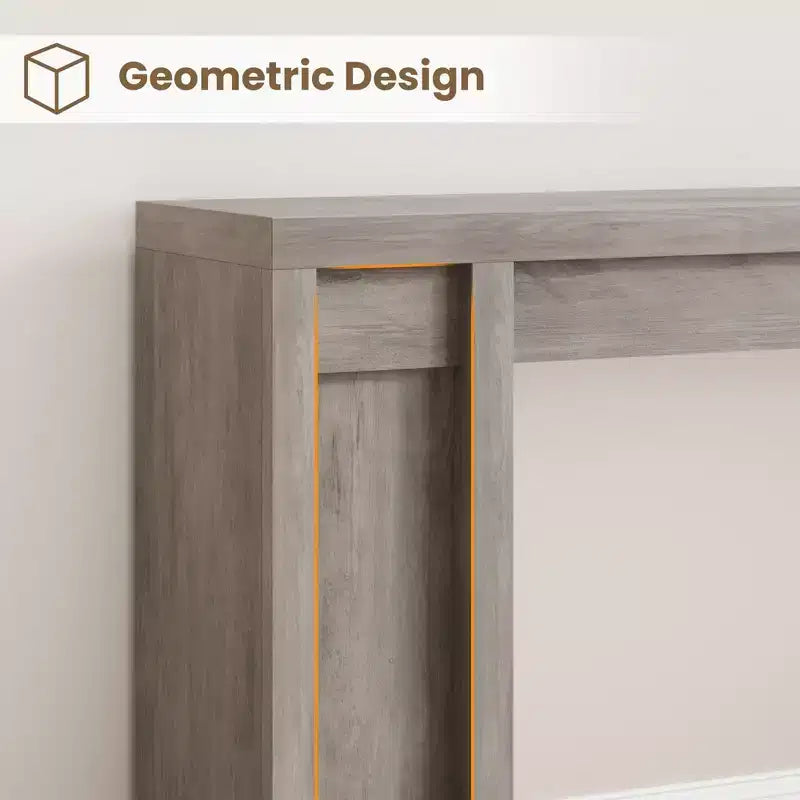 70.8 Modern Console Table,Thick Wood Design Hall & Sofa Table for Entryway, Living Room Behind Couch
