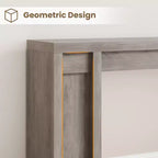 70.8 Tavolo Consolle Moderno, Design in Legno Spesso, Tavolo da Ingresso e Divano per Ingresso, Soggiorno Dietro il Divano