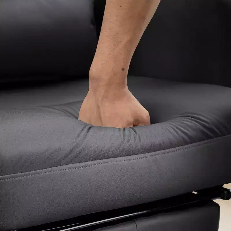 360° Swivel Ergonomic Recliner Office Chair with Footrest, Headrest & Lumbar Pillow