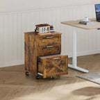 Cassettiera portadocumenti mobile a 3 cassetti con serratura – Contenitore organizer da ufficio sotto scrivania