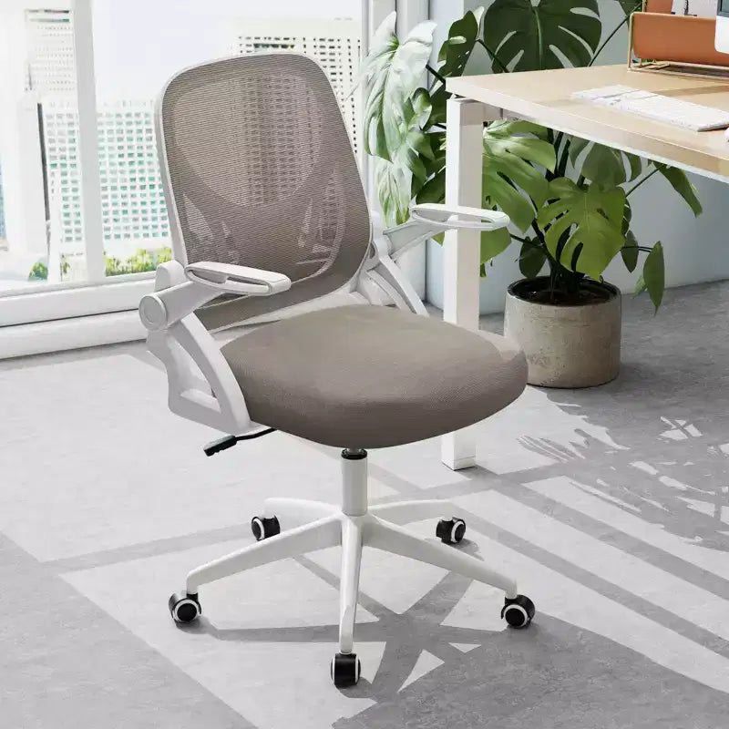 Ergonomic Mesh Office Chair with Lumbar Support & Flip-Up Arms – Multiple Colors
