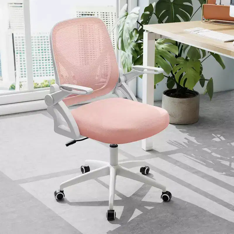 Ergonomic Mesh Office Chair with Lumbar Support & Flip-Up Arms – Multiple Colors