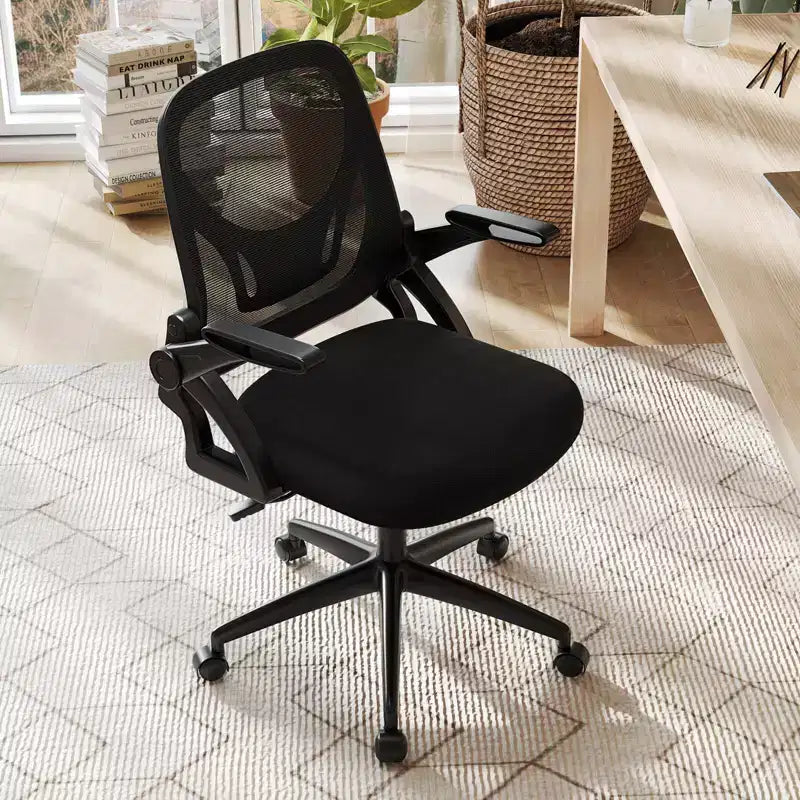 Ergonomic Mesh Office Chair with Lumbar Support & Flip-Up Arms – Multiple Colors