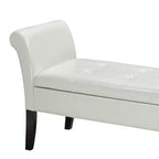Panca Contenitore Accent Trapuntata – Espresso, Profilo Sottile con Gambe Oblique