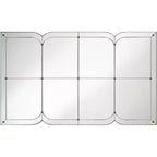 Specchio da parete ricurvo multi-pannello 26,5" x 44"