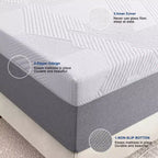 Materasso in Memory Foam con Gel da 25 cm