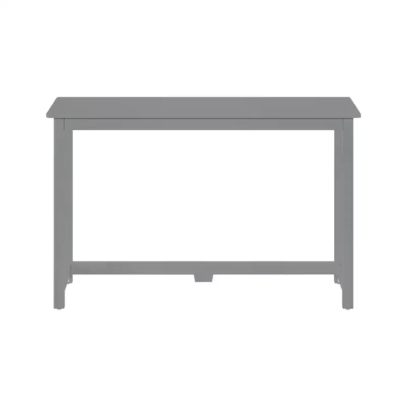Plank+Beam Solid Wood Writing Desk, Simple Desk for Bedroom, Home Office Study Desk, 47.25