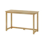 Scrivania in legno massello – 120 cm, design semplice per camera da letto e ufficio