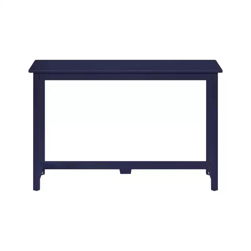 Plank+Beam Solid Wood Writing Desk, Simple Desk for Bedroom, Home Office Study Desk, 47.25