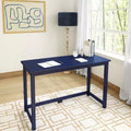 Plank+Beam Solid Wood Writing Desk, Simple Desk for Bedroom, Home Office Study Desk, 47.25