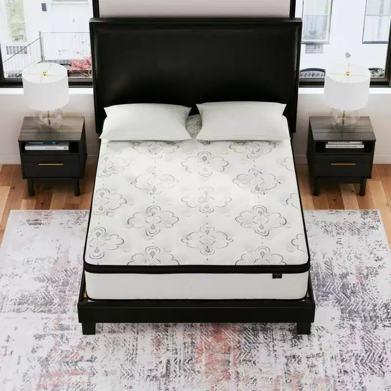 Signature Design by Ashley 10 Inch Chime Hybrid Innerspring Mattress with Cooling Gel Memory Foam