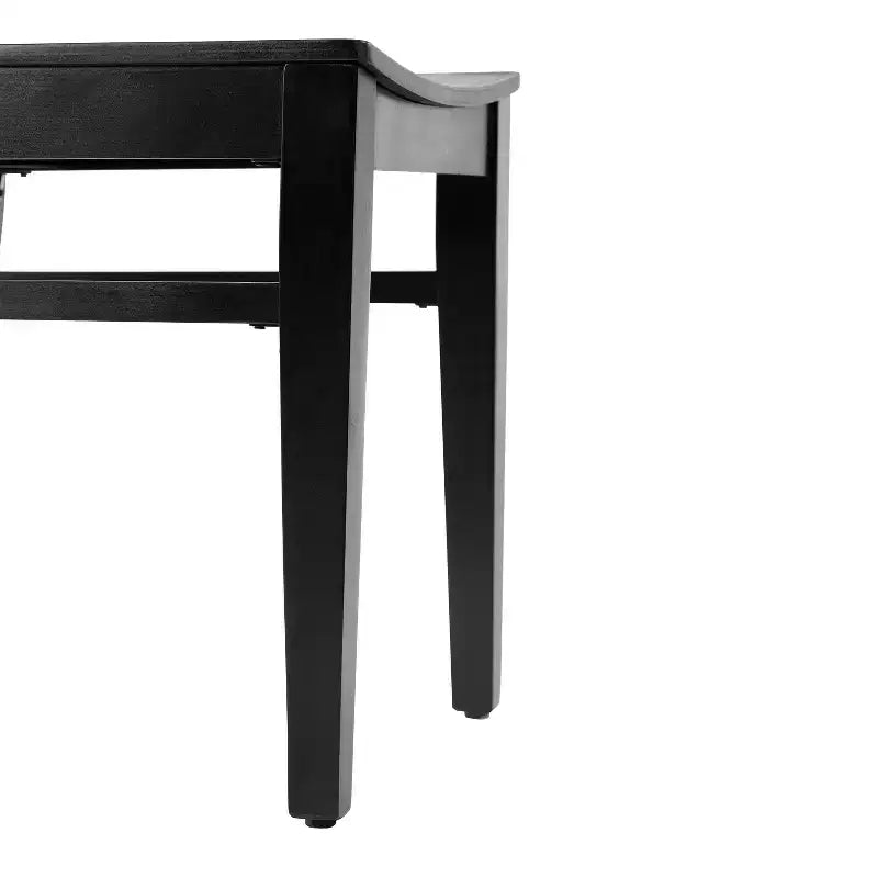 Flash Furniture 2 Pack Naples Commercial Grade Solid Wood Dining Chairs with Curved Backrests