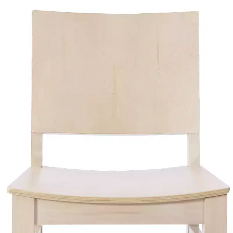 Flash Furniture 2 Pack Naples Commercial Grade Solid Wood Dining Chairs with Curved Backrests