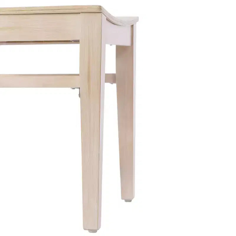 Flash Furniture 2 Pack Naples Commercial Grade Solid Wood Dining Chairs with Curved Backrests