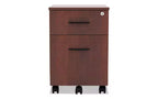 Cassettiera mobile a 2 cassetti (box/file) – Ciliegio medio, 40,3x48,6x58,1 cm
