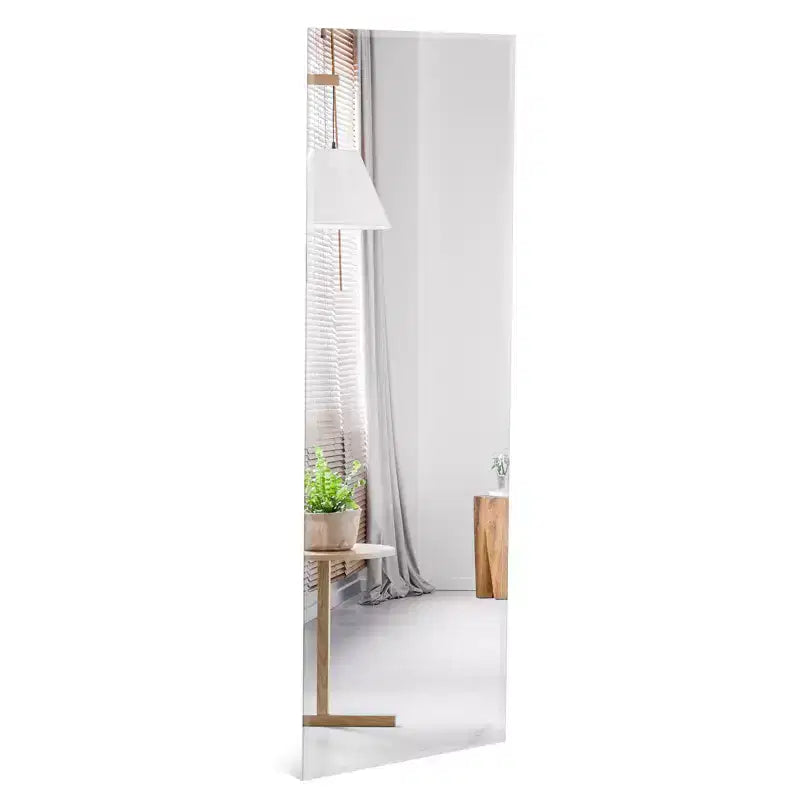 43 x 15 Inch Wall-Mounted Frameless Mirror – Hang Vertically or Horizontally