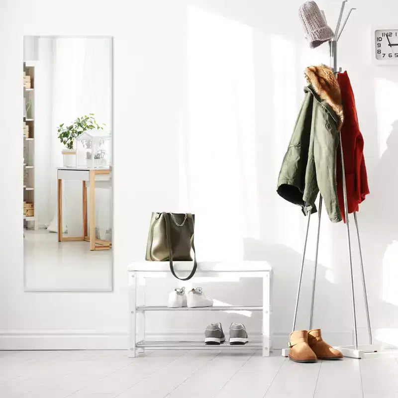 43 x 15 Inch Wall-Mounted Frameless Mirror – Hang Vertically or Horizontally
