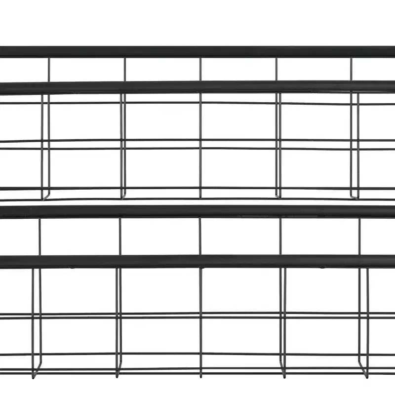 Small Freestanding Metal Frame Bookshelf for Small Spaces