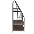 Libreria a telaio metallico autoportante piccola per piccoli spazi