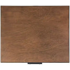 Tavolino d'appoggio classico con 1 cassetto - Gambe tornite e dettagli in legno intagliato