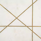 Tavolino in marmo e rame – Tavolino d'appoggio moderno ed elegante