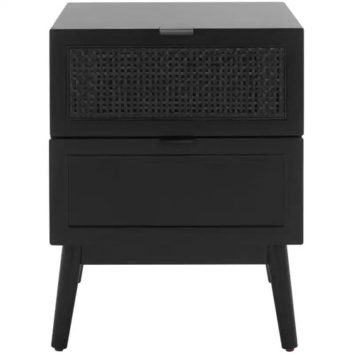 Baisley 2 Drawer Rattan Night Stnd - NST5003 - Safavieh