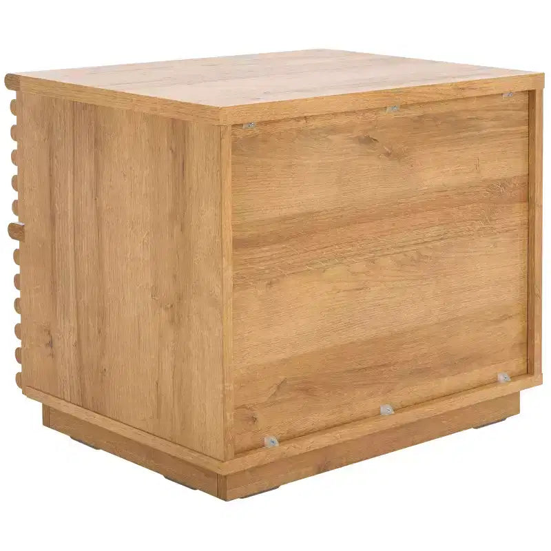 2-Drawer Elegant Nightstand – Clean-Lined Modern Bedroom Design