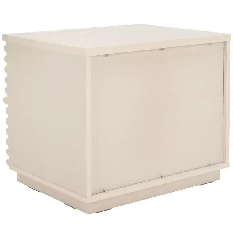 2-Drawer Elegant Nightstand – Clean-Lined Modern Bedroom Design