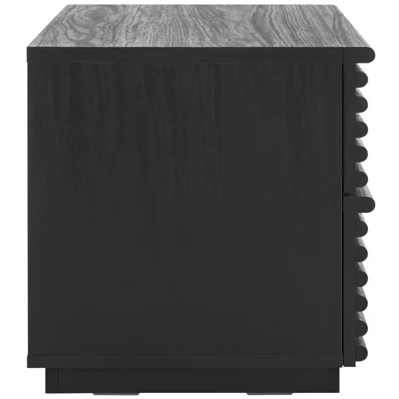 2-Drawer Elegant Nightstand – Clean-Lined Modern Bedroom Design