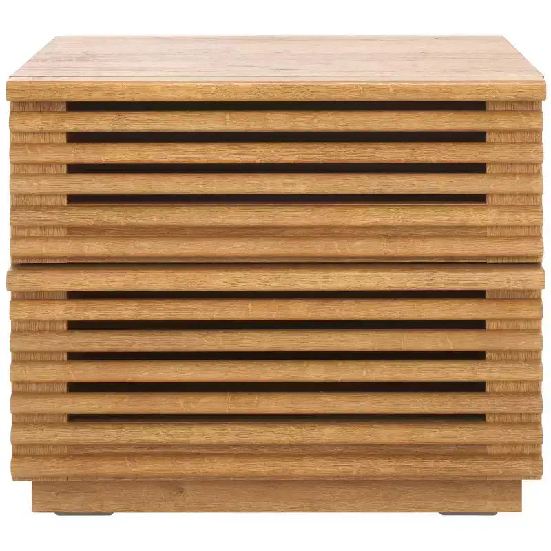 2-Drawer Elegant Nightstand – Clean-Lined Modern Bedroom Design