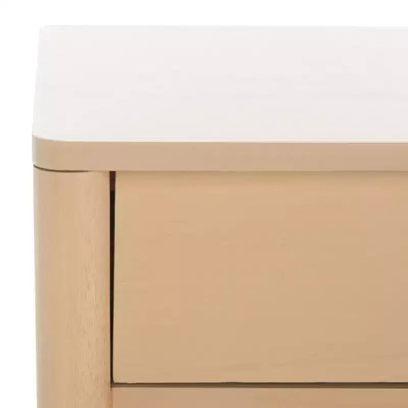 1-Drawer Whitewash Nightstand – Classic Timeless Bedroom Style