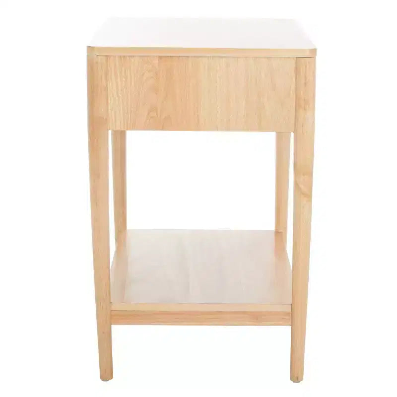 1-Drawer Whitewash Nightstand – Classic Timeless Bedroom Style