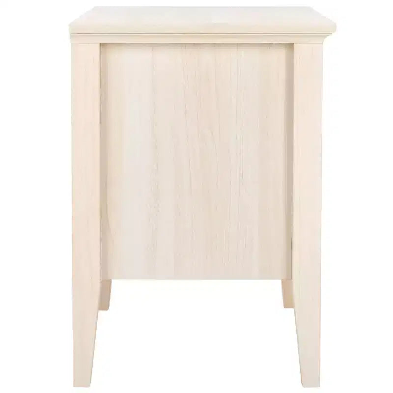 1-Drawer 1-Shelf Nightstand – Warm Wood Grain Finish, Timeless Elegance