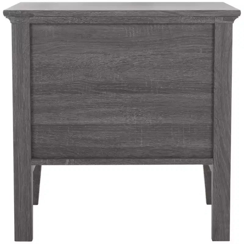 1-Drawer 1-Shelf Nightstand – Warm Wood Grain Finish, Timeless Elegance