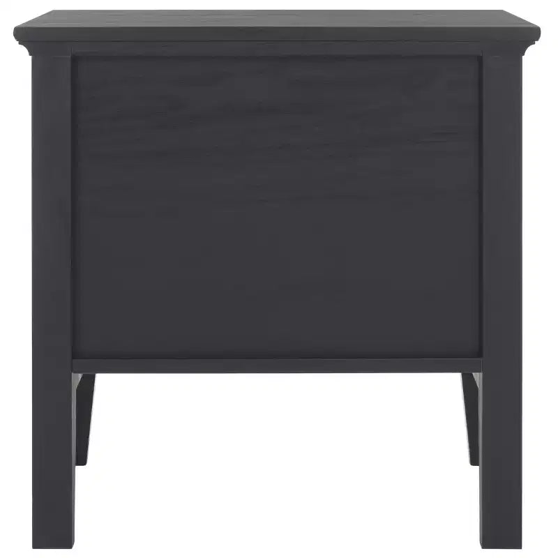 1-Drawer 1-Shelf Nightstand – Warm Wood Grain Finish, Timeless Elegance