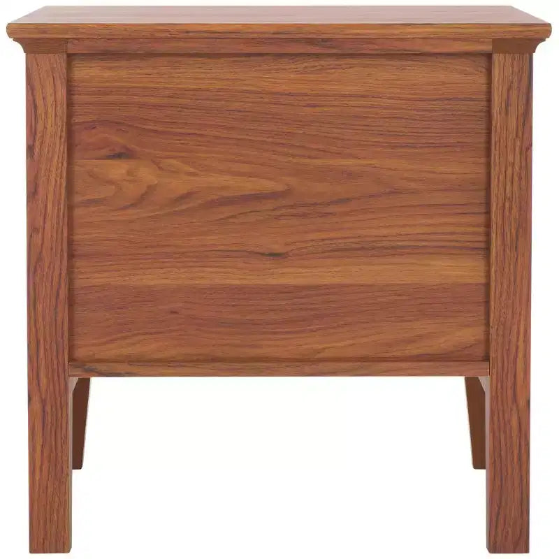 1-Drawer 1-Shelf Nightstand – Warm Wood Grain Finish, Timeless Elegance