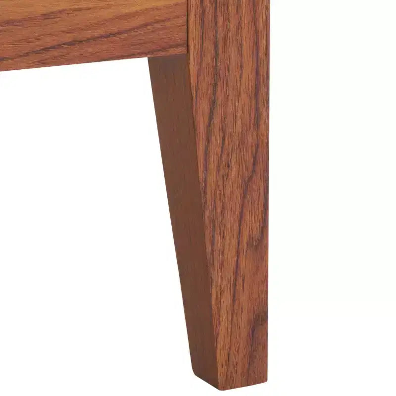 1-Drawer 1-Shelf Nightstand – Warm Wood Grain Finish, Timeless Elegance