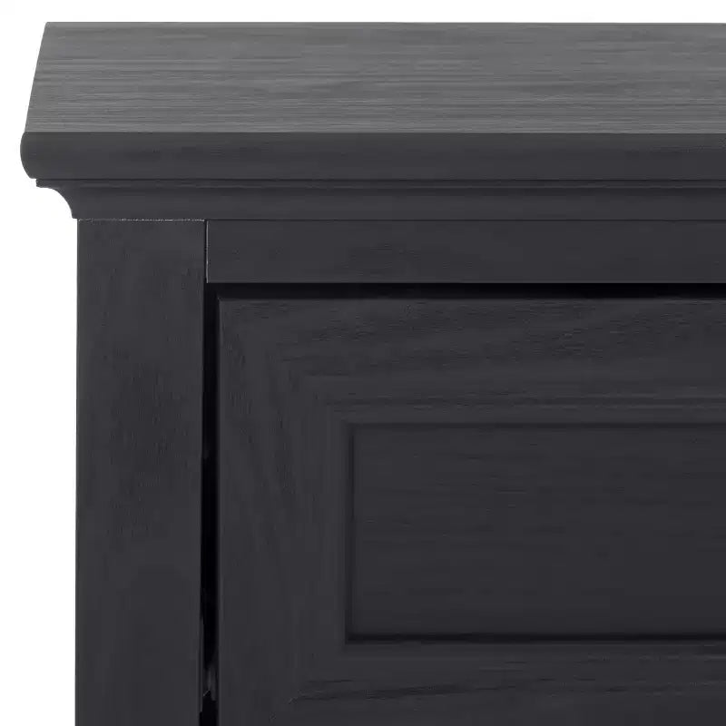 1-Drawer 1-Shelf Nightstand – Warm Wood Grain Finish, Timeless Elegance